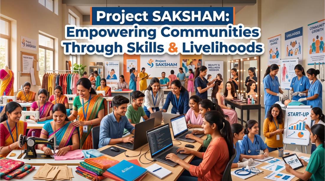 Project SAKSHAM – Empowering Communities Through Skills & Livelihoods